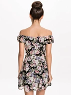 Off Shoulder Button Dress