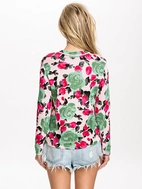 Jerrie Rose Print Sweater